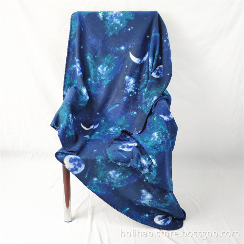 High Quality 100% Polyester Polar Fleece Blanket Full Printing Colar Fleece Blanket